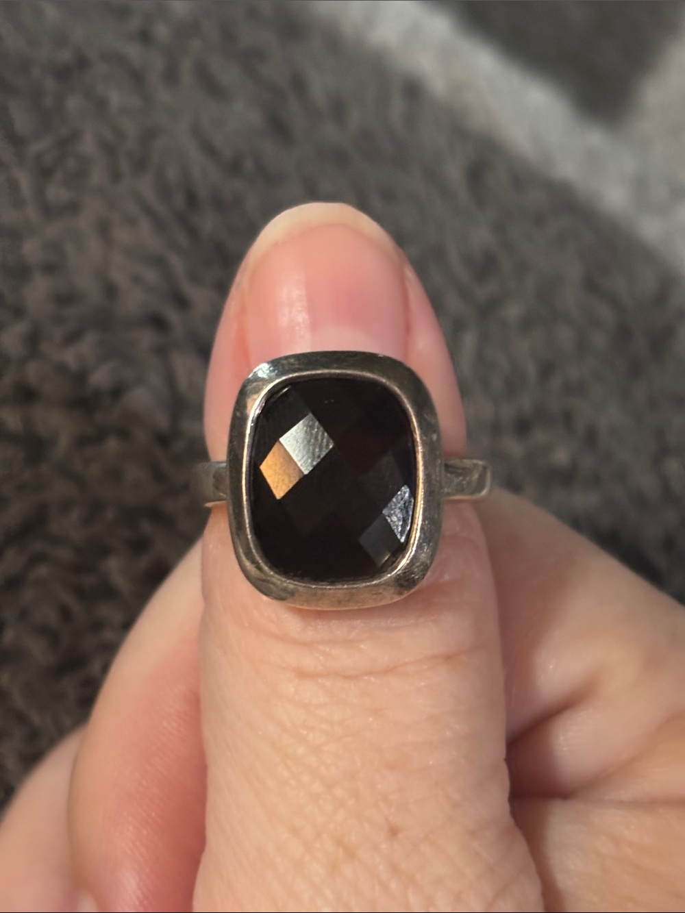 James Avery Retired Smoky Quartz Ring